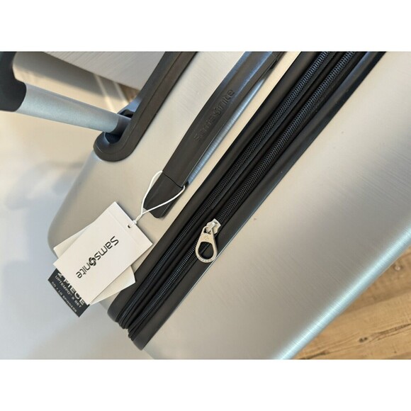 SAMSONITE Uptempo Hardside 1 Piece Large Spinner Silver 28” Luggage Suitcase - Picture 7 of 8